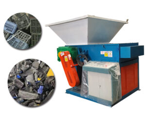 Одновалковая дробилка для корзин с фруктами