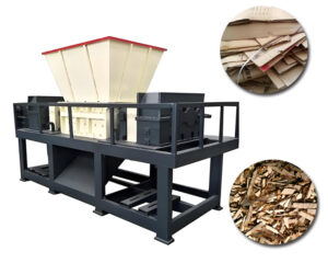 Двухвальный измельчитель картонных отходов