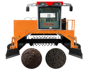 Органическое удобрение поворачивая борону машина